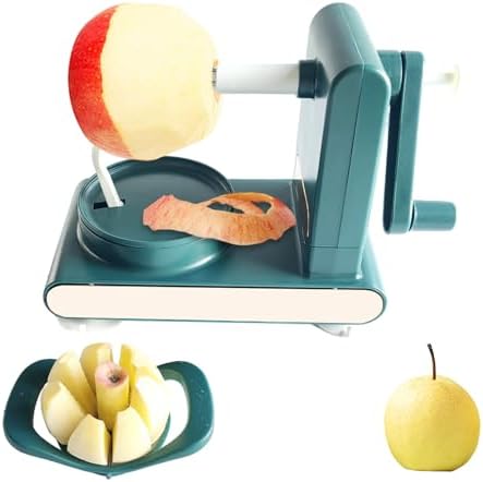 Apple Peeler, Slicer, and Corer Set – 8 Wedges Apple Slicer Corer...