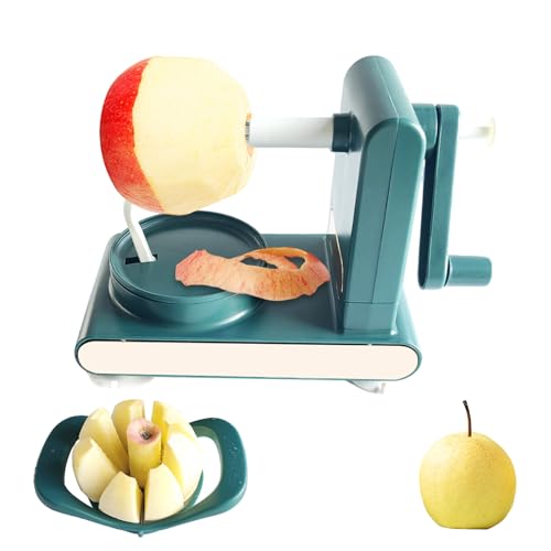 Apple Peeler Slicer and Corer Set (Green)