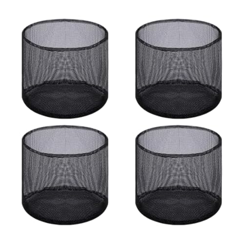 Generisch Set di 4 vasi da stagno riutilizzabili pieghevoli per piante acquatiche | Cestini per piante acquatiche | Per la vostra casa cortile giardino stagno balcone interno acquario giglio anthurium