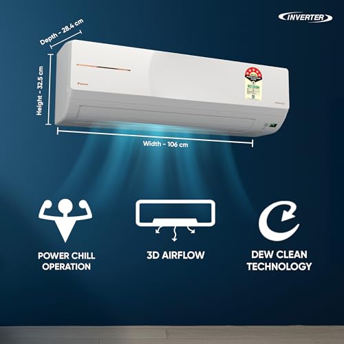 Image of Daikin 1.5 Ton 5 Star,New Star rated, Inverter Split AC (Copper, PM2.5 Filter, MTKM50XV16, White)