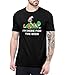 Decrum Mens Panther T Shirts Necklace Logo T Shirt | Black, M