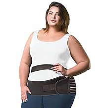 BraceAbility Obesity Belt Stomach Holder - Plus Size Men and Womens Big Belly Support Band Girdle for Hanging Stomach, Pendulous Abdominal Support, Lower Tummy Fat Lifter Pannus Sling 2XL