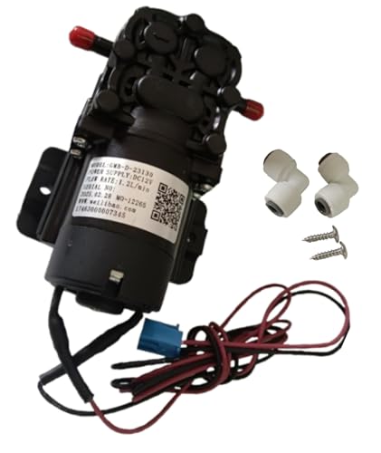 water dispenser pump GMB-D-23130 1.2L/min, fit for Midea, Avalon, Primo, Brio Bottom Loading Bottled Water Cooler Dispenser, replace DP005A2 fit for Bottom Loading Water Dispenser DC 12V parts