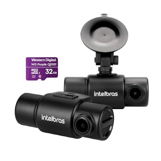 Camera Veicular Intelbras Duo DC 3201 2K 30FPS + Cartão SD 32Gb