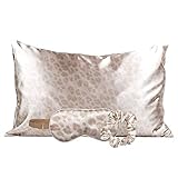 Kitsch Satin Sleep Set, Softer Than Silk - Includes 1 Satin Pillowcase, 1 Satin Eye Mask, and 1...