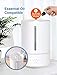 Homasy 5L Humidifiers Diffusers for Essential Oil, Humidifiers for Bedroom with Top-Fill Design, Auto Shut Off & Night Lights, Whisper-Quiet, Sleep Mode