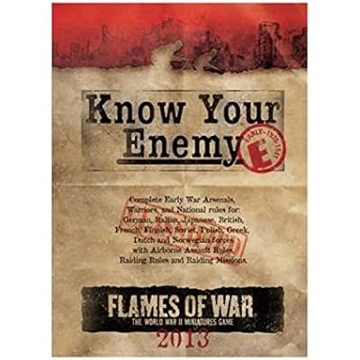 Know Your Enemy Early War 2013