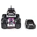 Monster Jam Official 1:64 Scale Diecast 2-Pack Monster Truck and Race Car Series 4 Mohawk Warrior, Purple