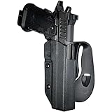 OWB Paddle Holster fits Staccato XC (Black, Right-Hand Draw)