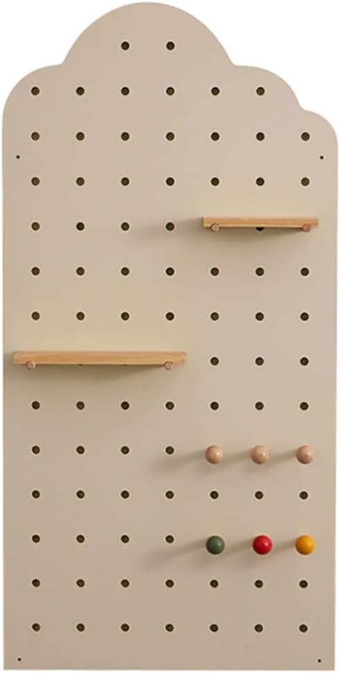 DIY Wall-Mounted Solid Wood Pegboard Panel Kit, 60x120cm Green Organizer for Garage Tools, Crafts, Home Décor & Accessories - Versatile Storage Solution