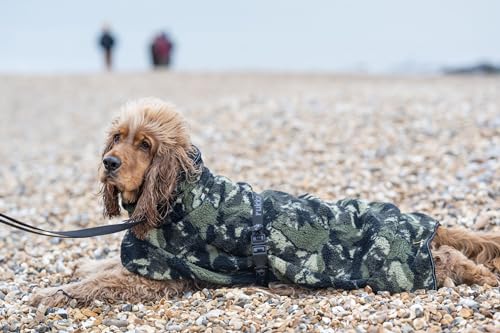 Rukka Pets Comfy Pile Jacket Jacke für Hunde Dunkel Grün 45