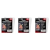 (3 Pack) - Ultra Pro Extra Thick Card Sleeves for Thick Jersey or Memorabilia Sports Trading Cards by Topps 3 Pack