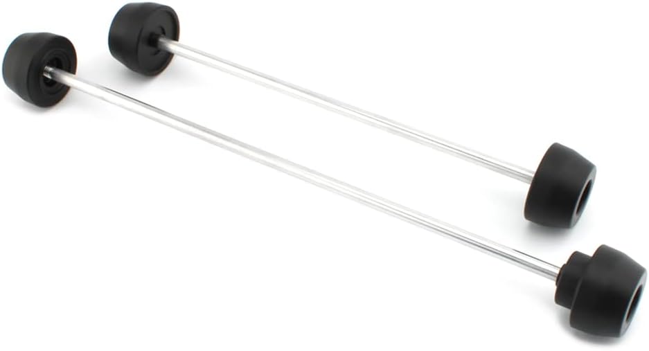 GZYF Motorcycle 1 Pair Axle Slider Fork Protector Guard, Black 1 Pair Axle Slider, Aluminum Axle Slider Crash Protect For Trident 660 2021-2022