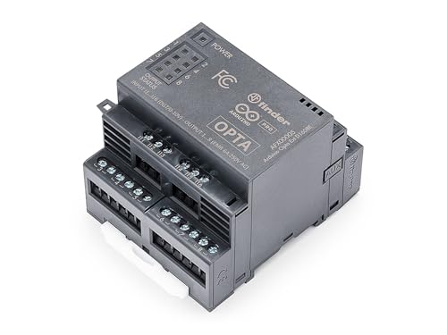 Arduino Pro Opta Ext D1608E [AFX00005] &ndash; Expansion Module with 16 Voltage Inputs & 8 Relays (250VAC 6A) for Real-Time Control, Monitoring & Predictive Maintenance