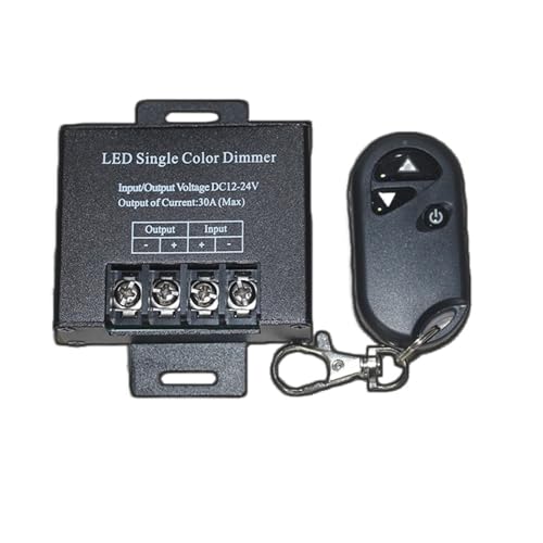 Regulador de intensidad LED 3 botones para controlar el brillo a distancia en tiras de 12V 24V
