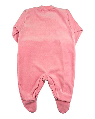 Macacão Plush Bebê Elefantinho com Coração - Salmão RN