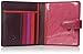 Visconti Soft Leather Secure RFID Blocking Passport Cover Wallet - POLO 2201, Plum/Multi, One Size
