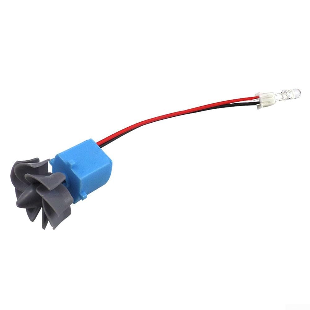 Small Wind Turbine and Hydroelectric Power Generator, 0.01-15V Output, Dual-Purpose AC Generator for Educational and Home Renewable Energy Projects