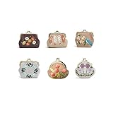 IWOWHERO Handgefertigtes Stickerei Einsteigerset mit Münzbörse DIY Stofftasche zum Besticken Komplettset mit Wollnadel und Zubehör für Anfängerinnen Europäisch inspiriertes waschbares