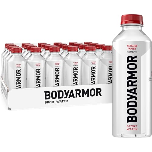 BODYARMOR SportWater Alkaline Water, Superior Hydration, High Alkaline Water pH 9+, Electrolytes, Perfect for your Active Lifestyle, 700mL (Pack of 24)