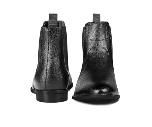 Image of LOUIS STITCH Men's Chelsea Boots | Handcrafted | High Ankle Boot| Comfortable Formal Office & Casual Wear Shoes | Dual Tone Patina Finish (LSRGPDCL)