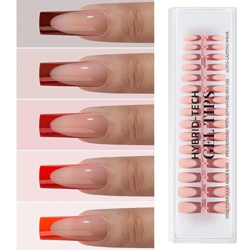 150Pcs Multiple Type French False Nails Various Colors Designs for Different Occasions Easy to Wear Comfortable Fit Easy Nails