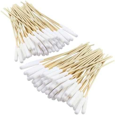 200 Pcs Dog Cotton Buds, 15cm Ear Cleaning for Dogs, Long Ear Cleaners for Pets, Dogs, Cats, Ear Cleaners, Cotton Buds with