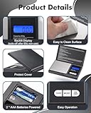 Digital Pocket Scales 0.01g x 500g, Kitchen Digital Scales, Compact Jewellery Scales Mini, Small Digital Scales, Micro Scales, Gram Weighing Scales for Gold, Spicies, Weed, Herbs (Batteries Included) - Image 6