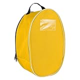 MFLKJHSA Fencing Mask Bag, Fencing Mask Protective Bag, 1680D Double Strand Oxford Cloth, Portable Handbag for Epee, Foil, Saber, Storage Bag for Fencing Mask(Yellow)