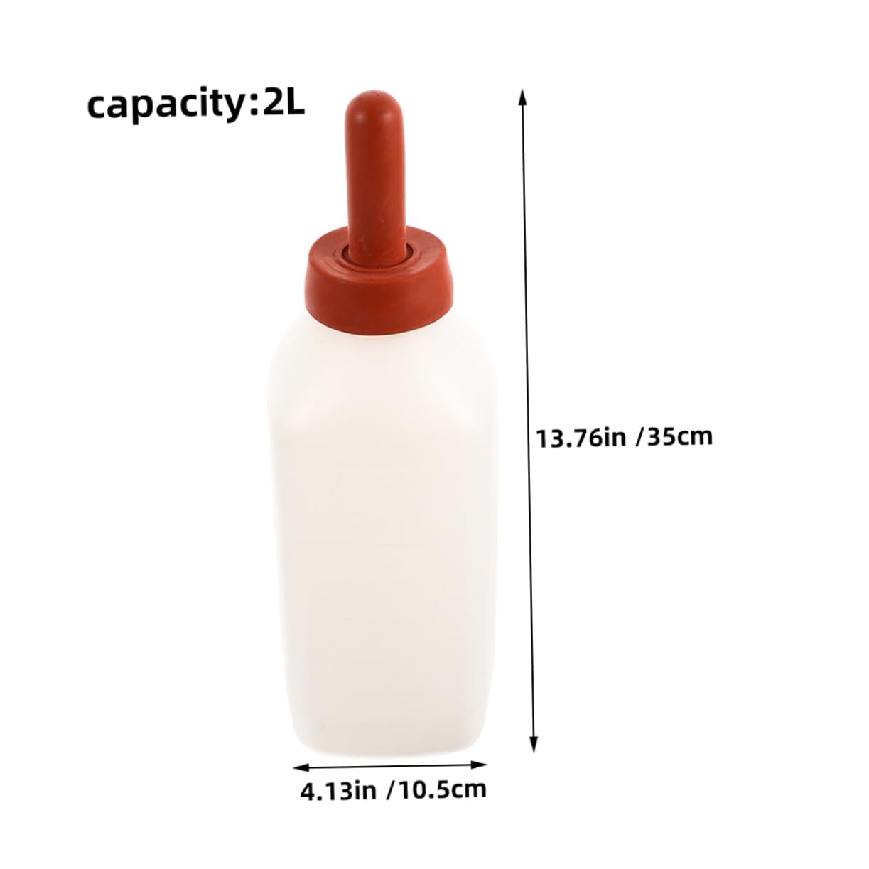 minkissy 2piezas Biberón Vertical Para Terneros Biberón Para Corderos De Comedero Para Animales Recipiente Para Leche Para Vacas Dispositivo De Alimentación Para Terneros