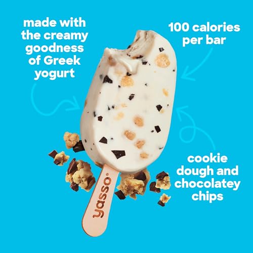 Yasso 851035003319 Chocolate Chip Cookie Dough Frozen Greek Yogurt Bars thumb #2