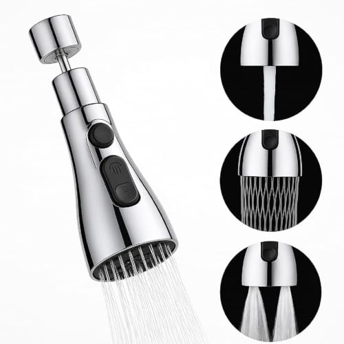 360° Rotating Tap Extender – Water‑Saving Aerator – Fit for Kitchen & Bath