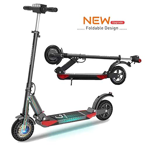 FUTERLY Patinete Eléctrico Plegable, KUGOO S1 Pro E Scooter, 7.5AH 350W Pantalla LCD 3 Modos de Velocidad 8 Pulgadas sólido...