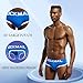 JOCKMAIL Men's Jockstrap Cotton Briefs Breathable Athletic Underwear Supporter (US, Alpha, XX-Large, Regular, 307Blue)