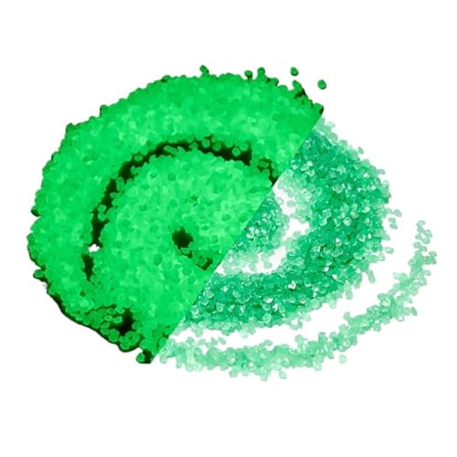 Fangool Funny Luminous Sand Particle Micro Landscape Aquarium Fluorescent Landscaping Aquarium Fish Tank Decorations(Cyan,250G)