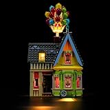 Vaodest LED Light for Lego Disney Pixar‘Up’House 43217 Set,Design and Configuration Compatible with Model 43217 (LED Light Only, Not Building Block Kit)