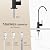 KES Drinking RO Water Faucet for Kitchen Sink, Lead-Free Reverse Osmosis Faucet, Water Filter Faucet for RO Water Filtration System, Non-Air Gap, 18/8 Stainless Steel, Matte Black, Z506LF-BK