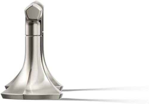 Miniatura 7 de Kohler 27010-4-SN Occasion Manijas de grifo para lavabo de baño, níquel pulido vibrante