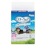 マナーウェア 男の子用 SSS 超小型犬用 54枚 [犬用おむつ]【Amazon.co.jp限定】