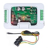 Entgoinggo Für PZEM-6L24 Dreiphasen-Energiezähler für RS485 für Modbus-Monitor mit aktiver Blindleistung, Spannungs-Stromanalysator für industrielle Automatisierung und (Host + geschlossen)