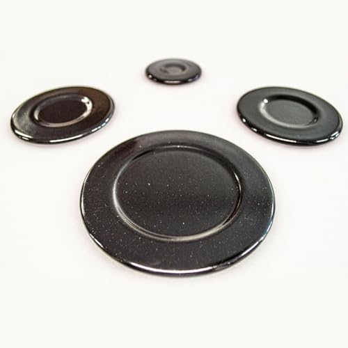 JPshop - Kit 4 Piattelli Smaltati per Fornelli per Piano Cottura Cucina compatibile con Bosch - Delonghi