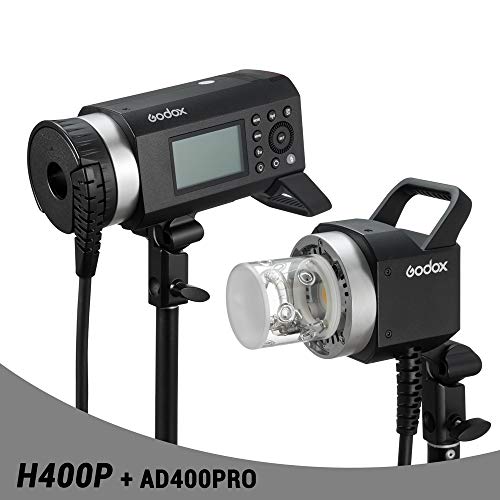 image for Godox H400P Extension Flash Head for AD400pro, Extend Power Cable for 