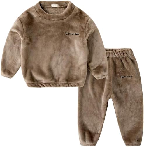 Image of Baby Boys and Girls Unisex Soft Winter Wear Dress Clothing Set | Full Sleeves T-Shirt + Full Lowers Pyjama Pants Pack of 1