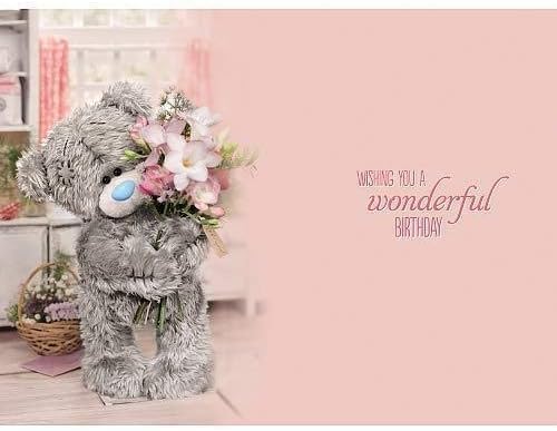 Me To You Tatty Teddy Wonderful Friend Birthday Card, Photo Finish Design 6x9ins- Official Collection