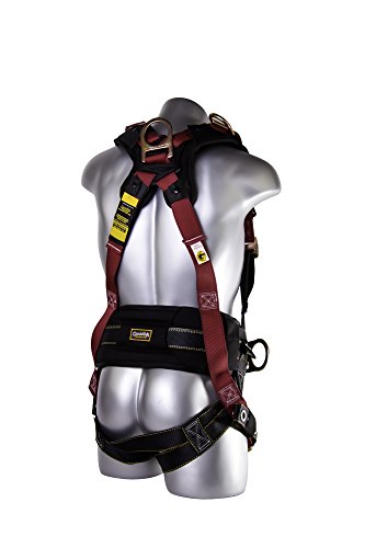 Guardian Fall Protection 11171 XL-XXL Seraph Construction Harness with Side D-Rings