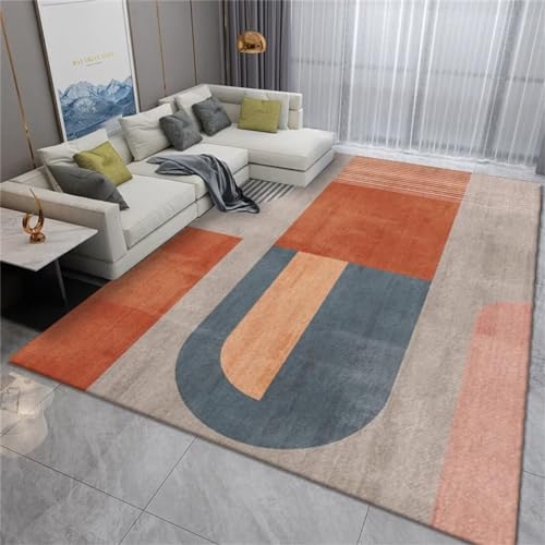 Tapis géométrique moderne ne blesse pas le sol tapis coloré