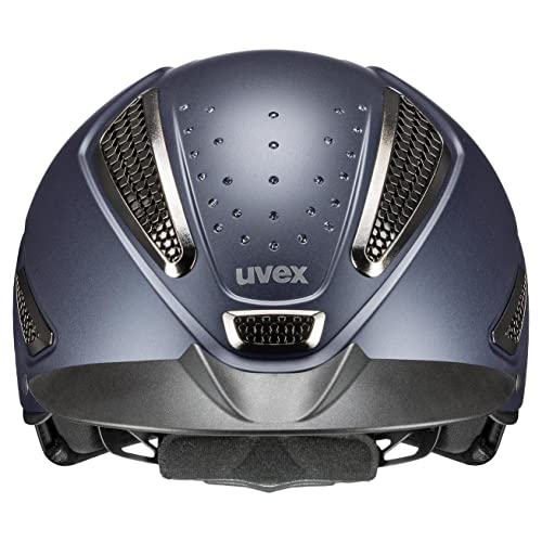 Casco de equitación uvex perfexxion II grace navy matt ajustable 2