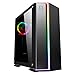 Price comparison product image GameMax Starlight Mid-Tower RGB PC Gaming case, ATX, Full Tempered Glass Side Window - Black