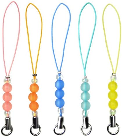 Amazon ビーズストラップ 5色 2セット 携帯ストラップパーツ 通販