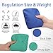 EunHo Regulation Cornhole Bags Set of 8 - Dual Sided Slick and Stick Bean Bags for Outdoor Lawn Games, Weather Resistant Tailgating Heavy-Duty Toss Game with Tote Bag (Blue/Green)